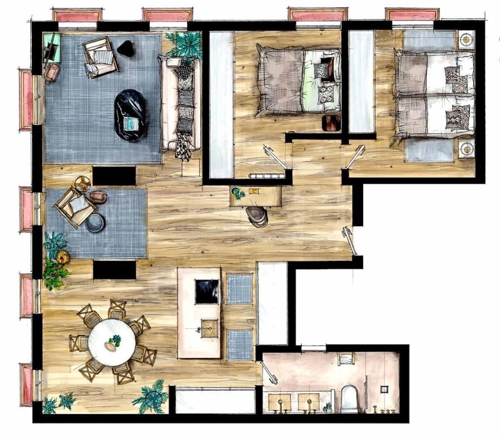 8 Balconies Heart Of The Old Town Apartment San Sebastian Ngoại thất bức ảnh